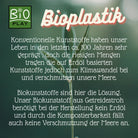 Aus Bioplastik ohne Erdöl, hergestellt aus Getreidestroh